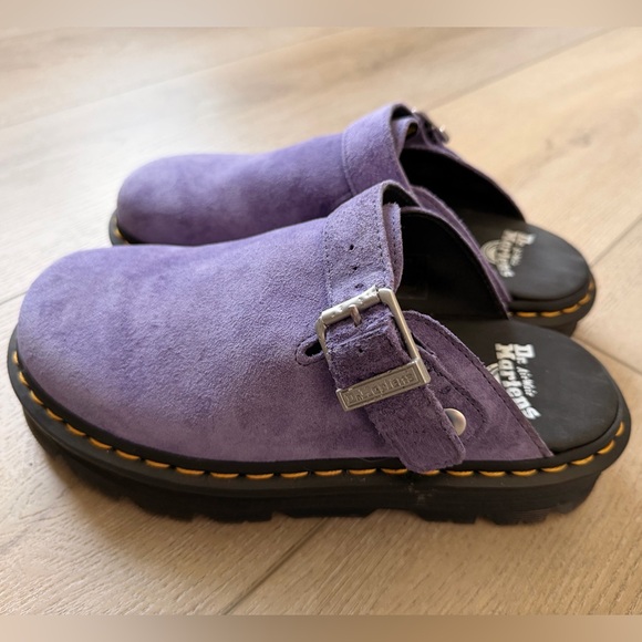 🌶️ Dr. Martens Lavender Suede Slip-Ons. Size 7 *see description. - Picture 9 of 12